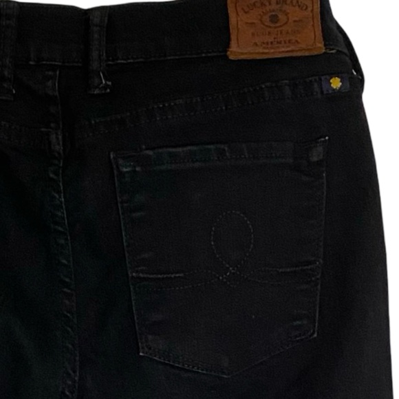 Lucky Brand Mid Rise Sofia Boot Cut (Re-Hemmed 26"Inseam) Black Denim Jeans.Sz8 - Picture 4 of 16